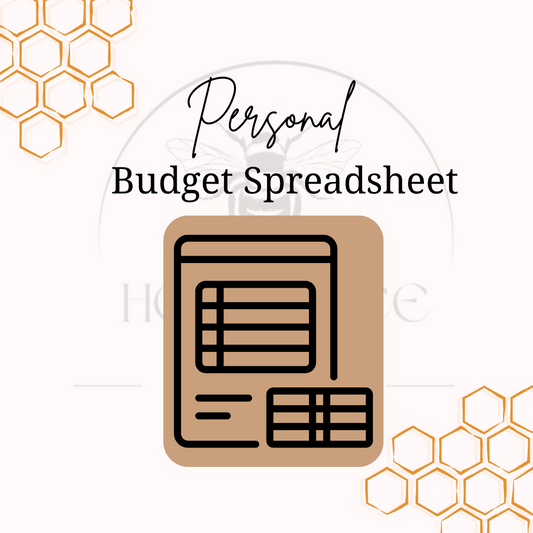 💸 Personal Budget Spreadsheet
